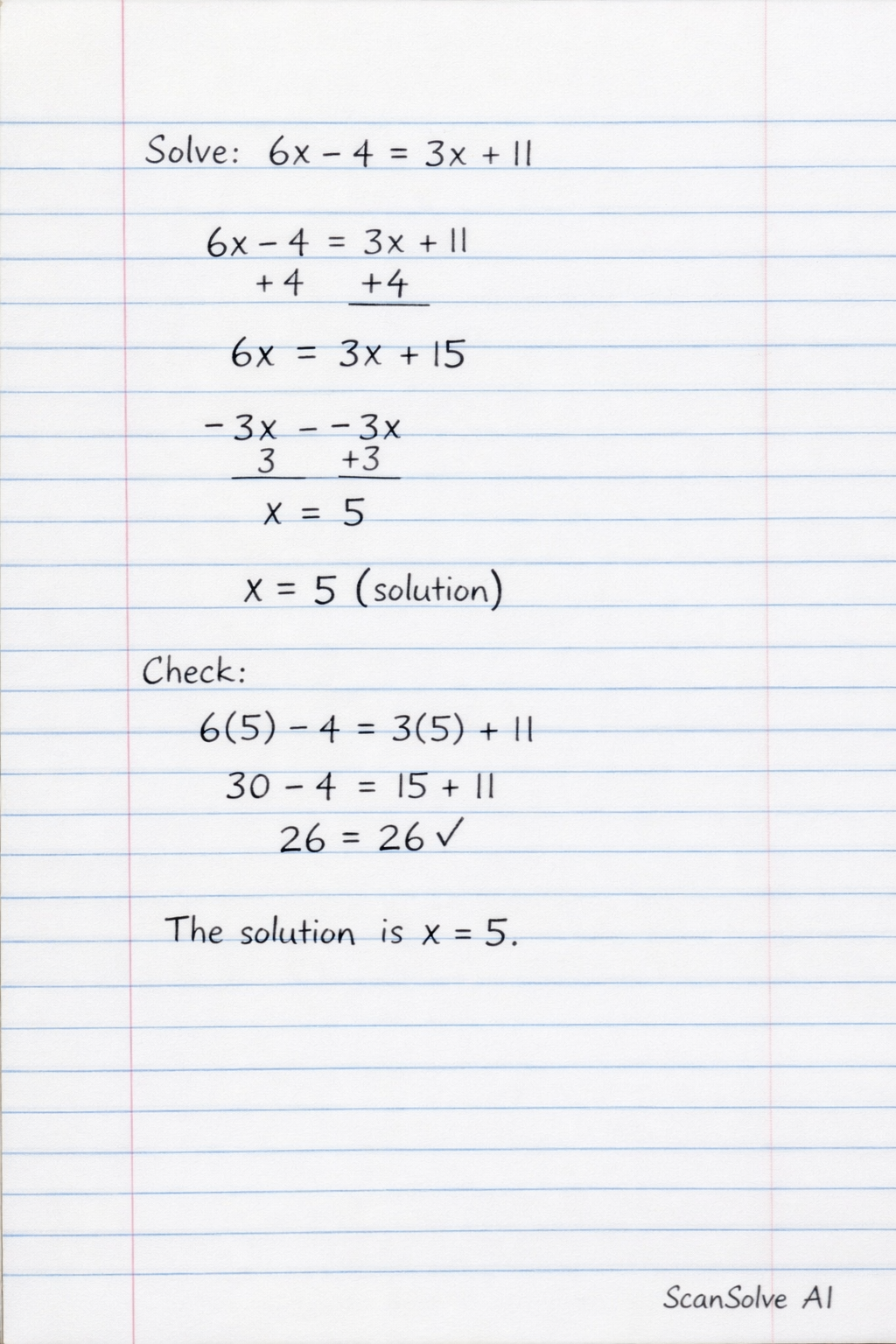 Handwritten step-by-step solution preview