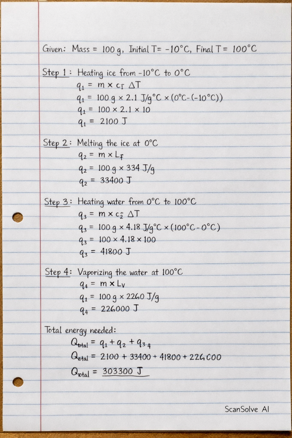 Handwritten step-by-step solution preview