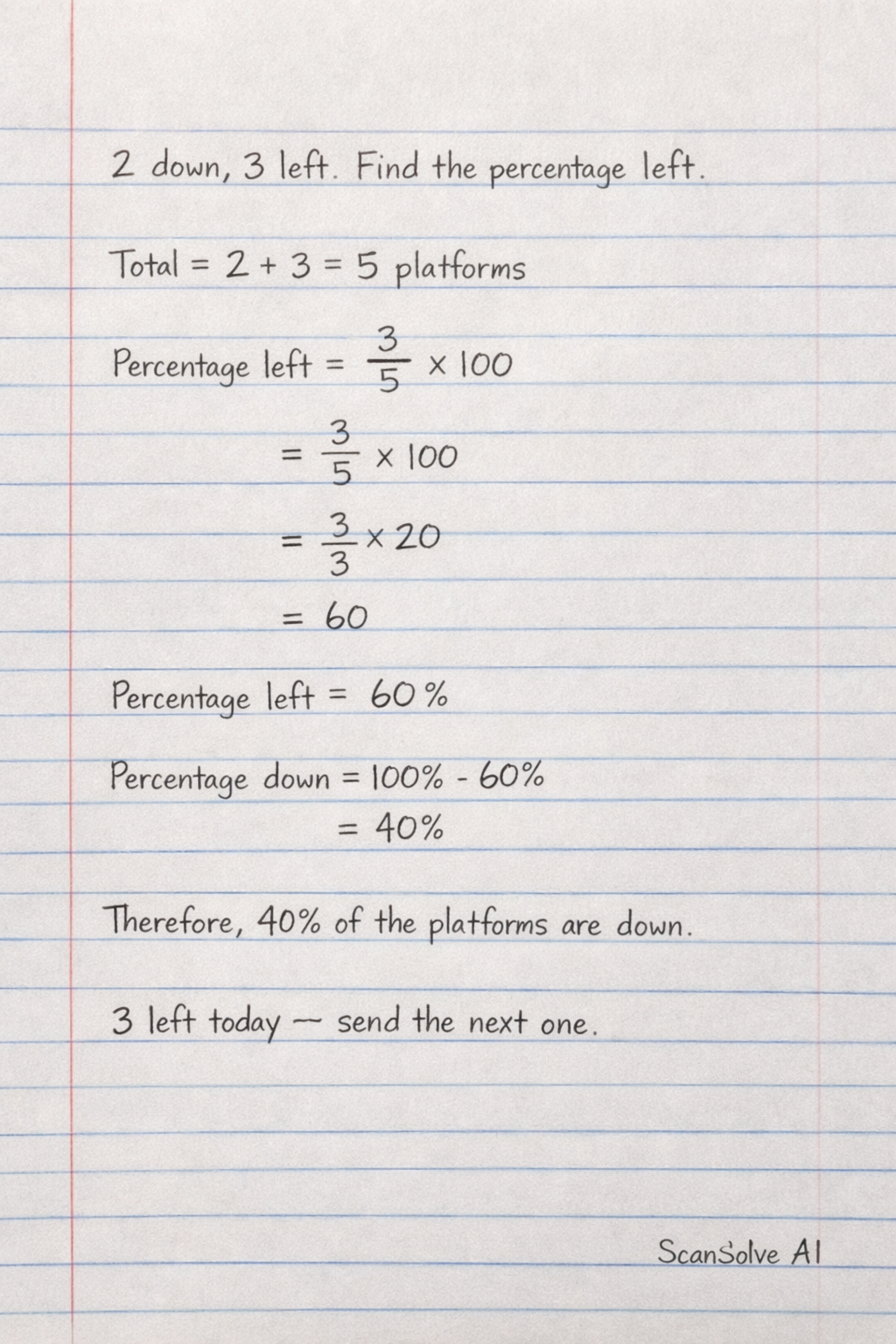 Handwritten step-by-step solution preview