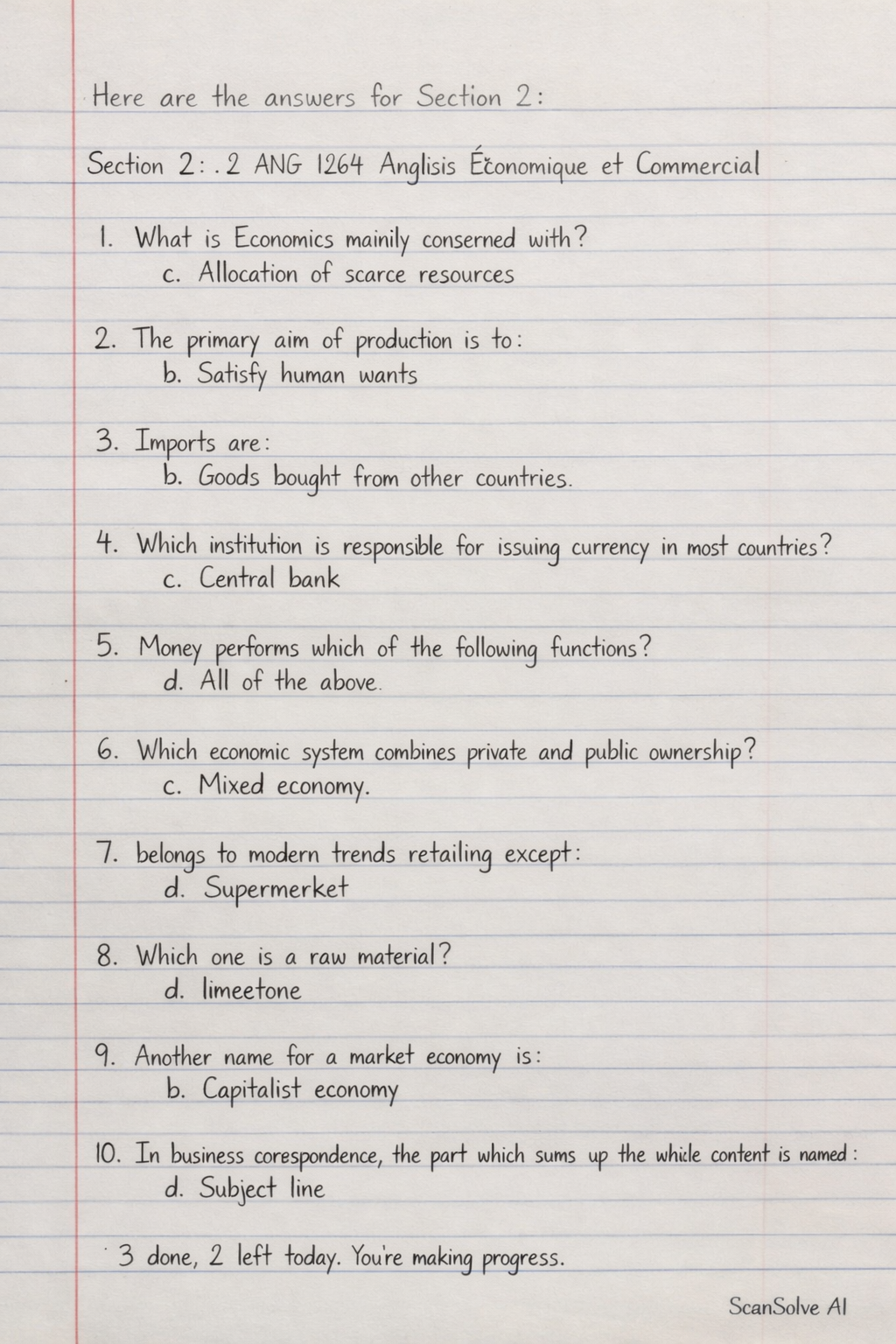 Handwritten step-by-step solution preview