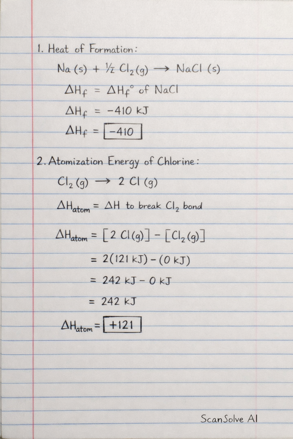 Handwritten step-by-step solution preview