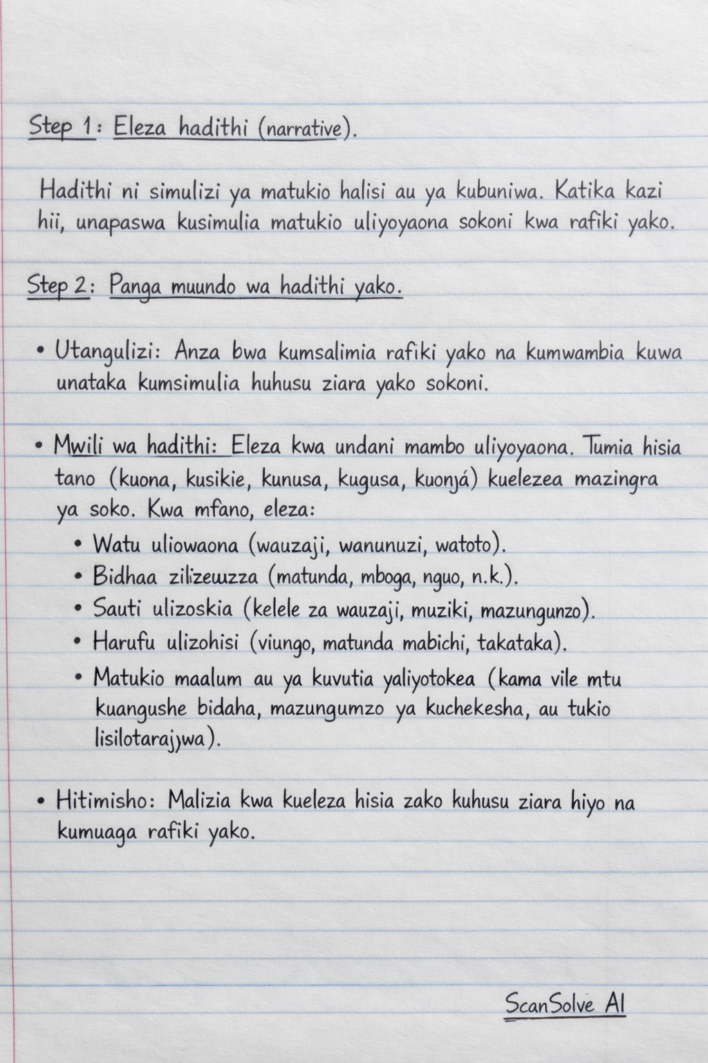 Handwritten step-by-step solution preview