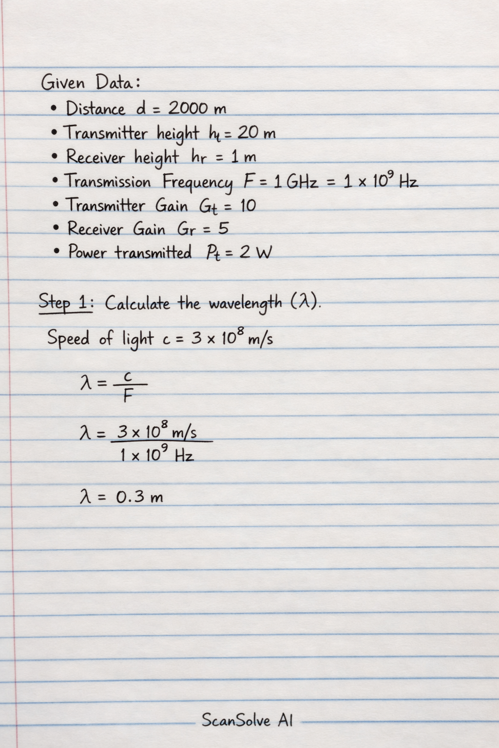 Handwritten step-by-step solution preview