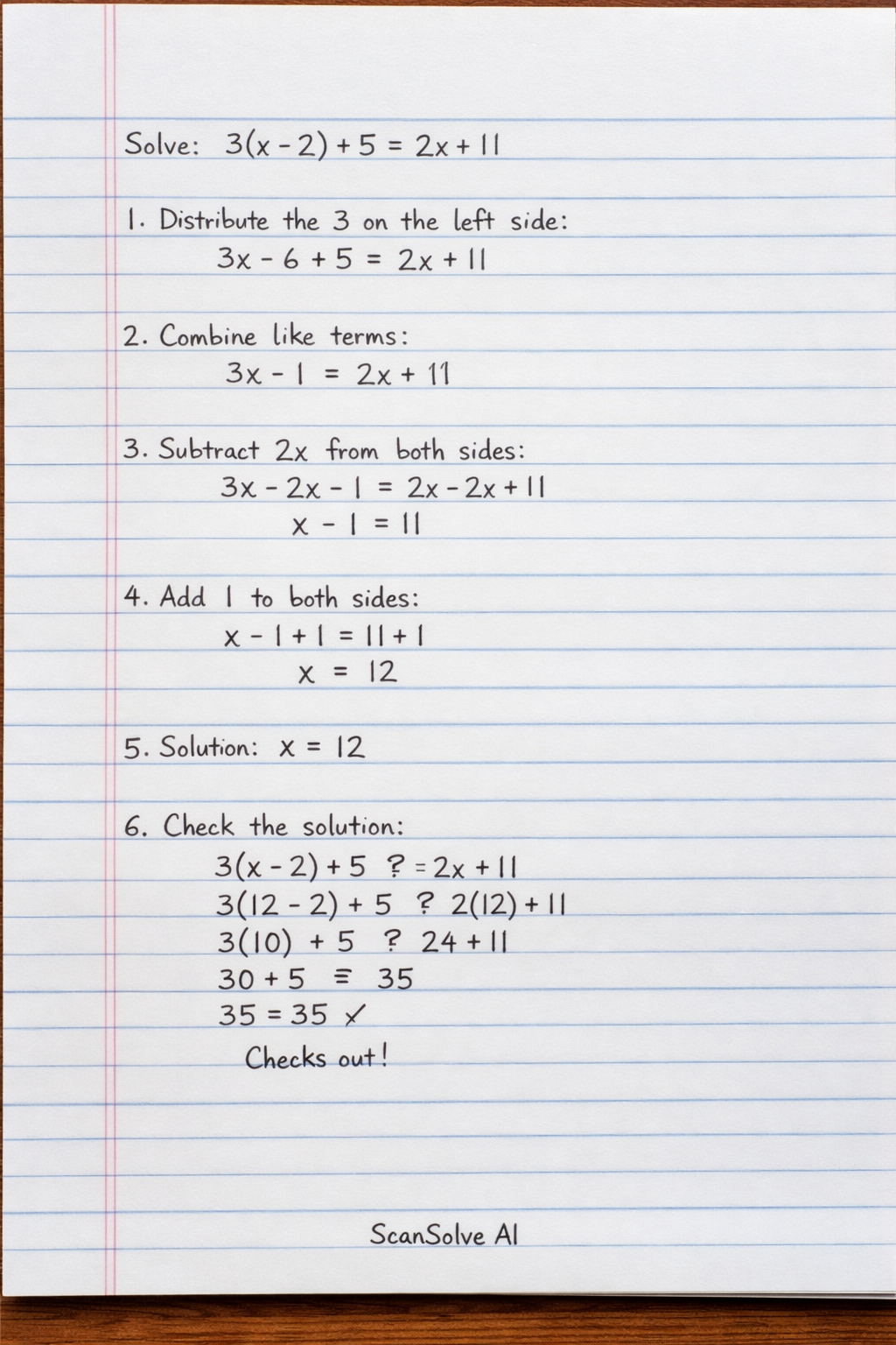 Handwritten step-by-step solution preview