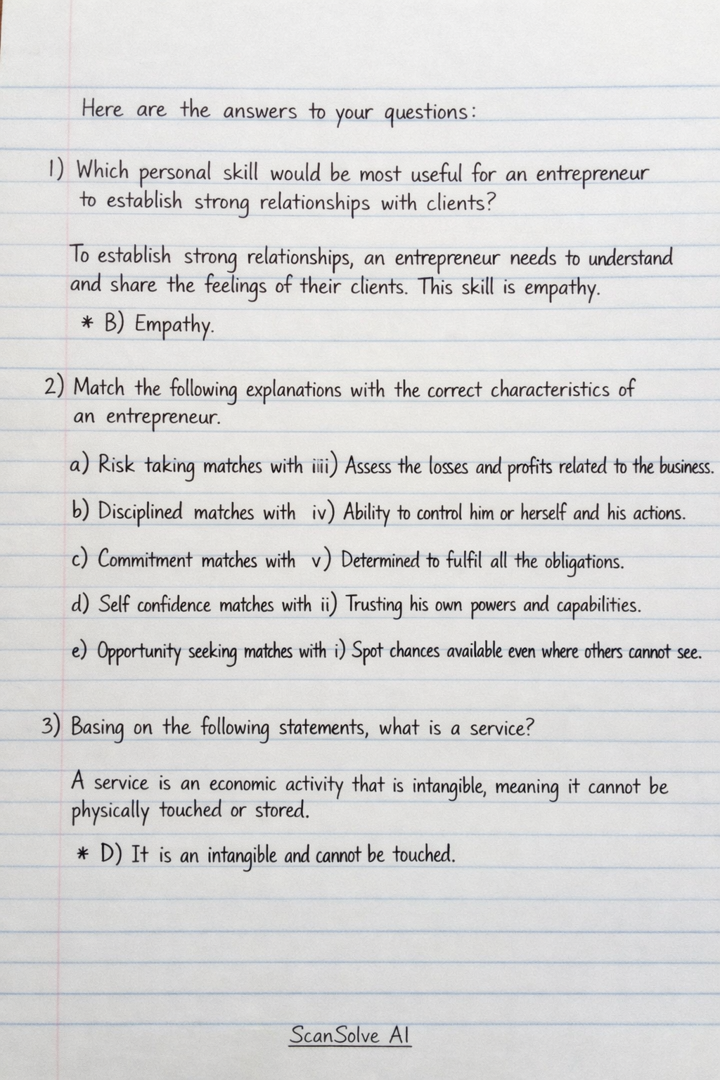 Handwritten step-by-step solution preview