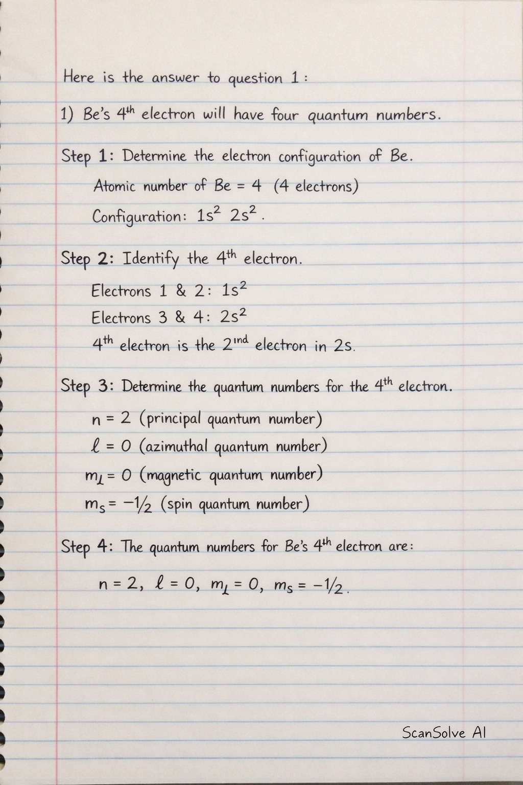 Handwritten step-by-step solution preview