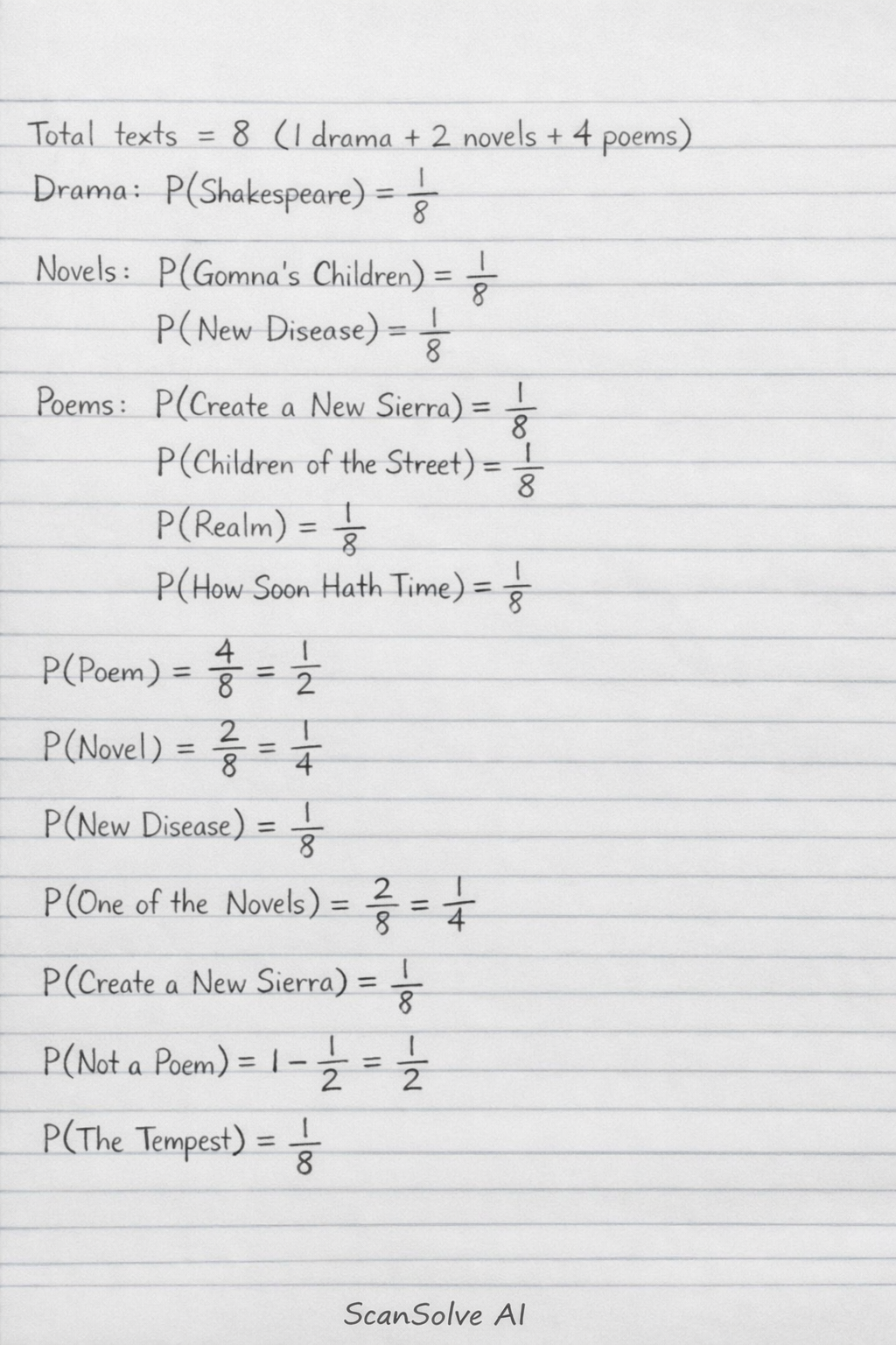 Handwritten step-by-step solution preview