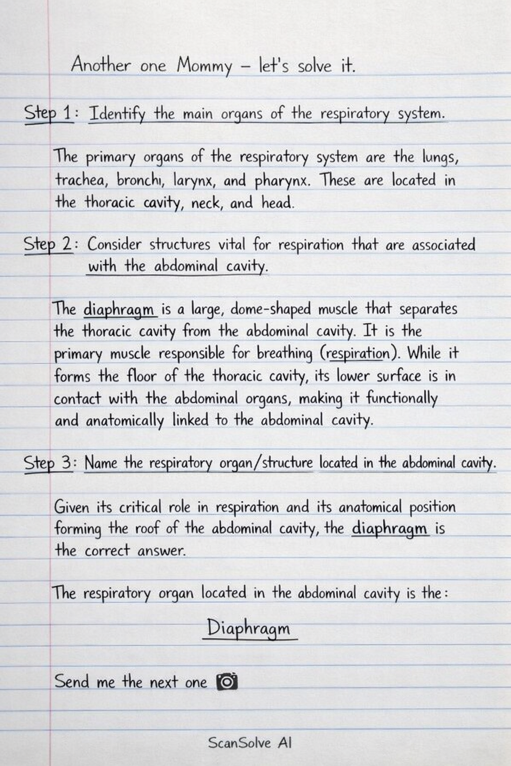 Handwritten step-by-step solution preview