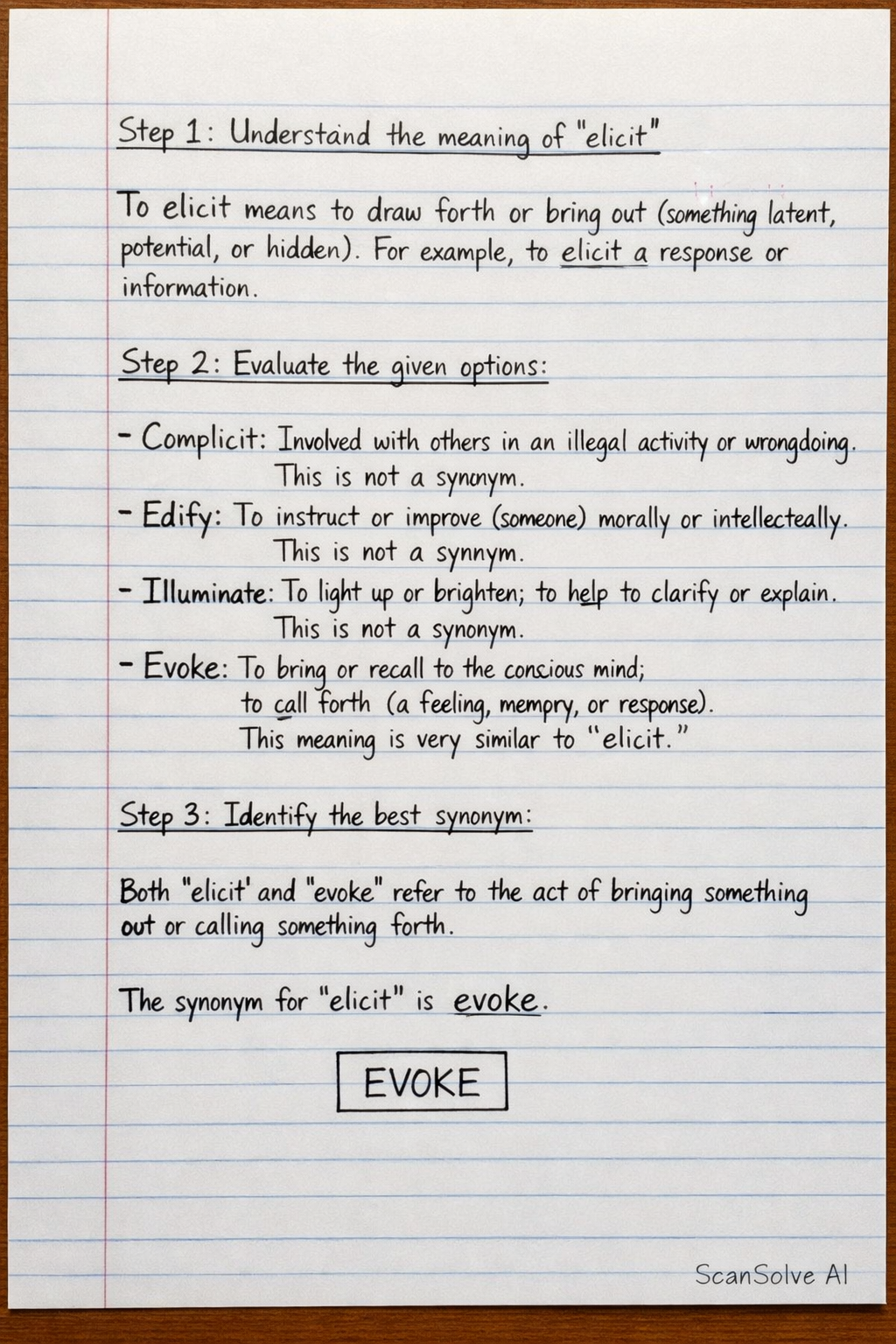 Handwritten step-by-step solution preview