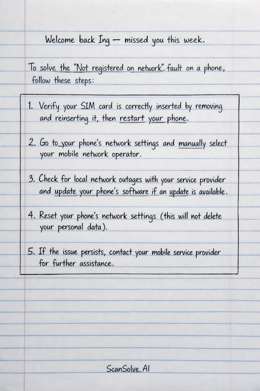 Handwritten step-by-step solution preview