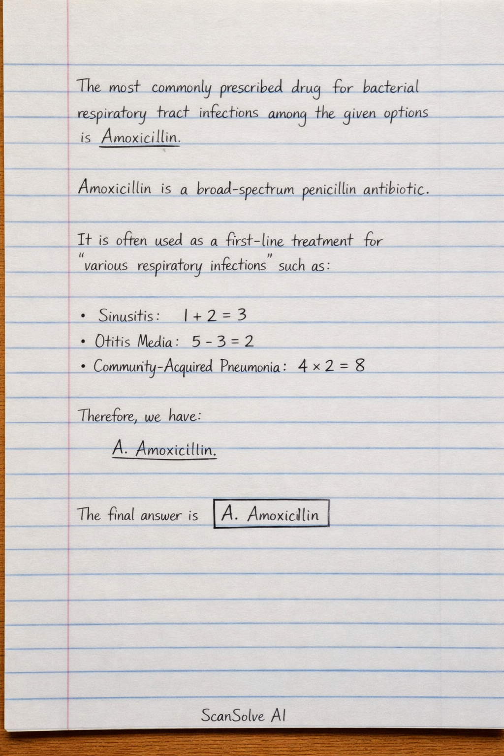 Handwritten step-by-step solution preview