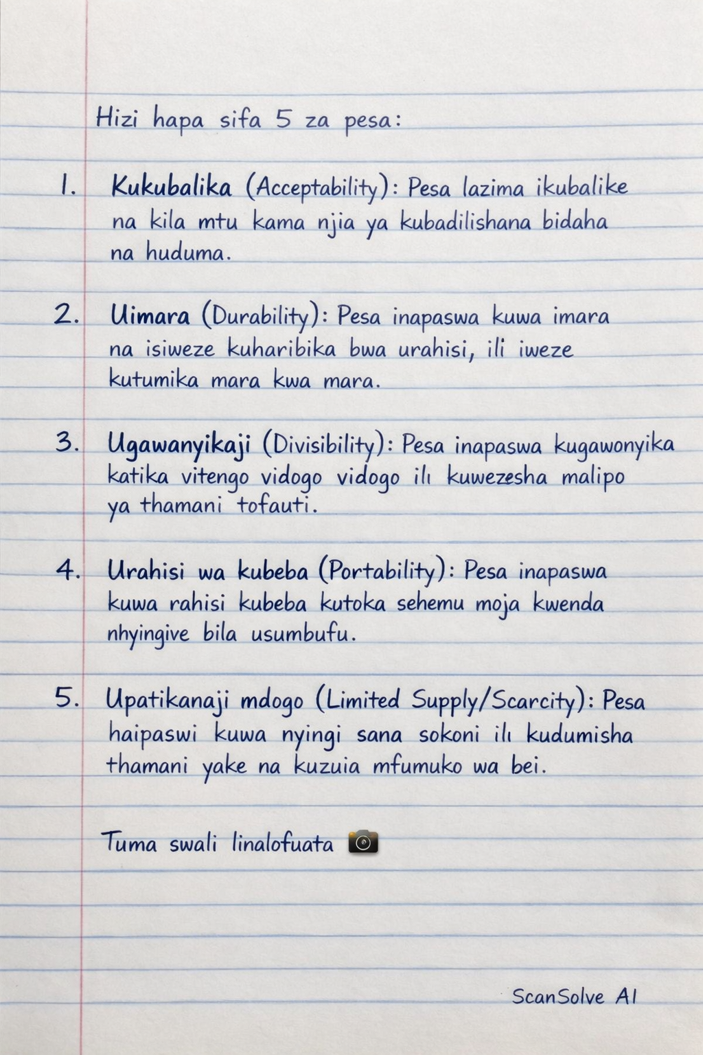 Handwritten step-by-step solution preview