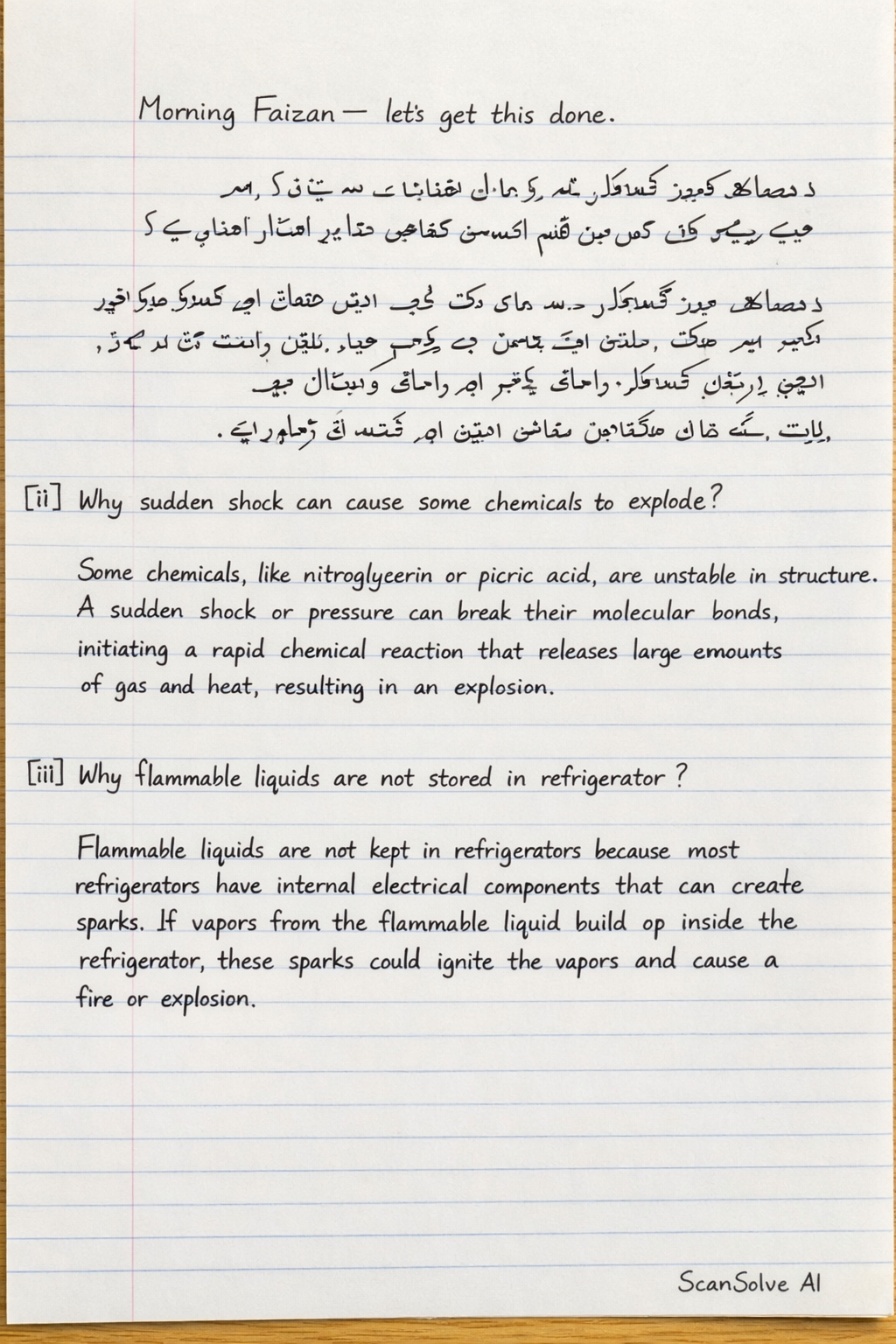 Handwritten step-by-step solution preview