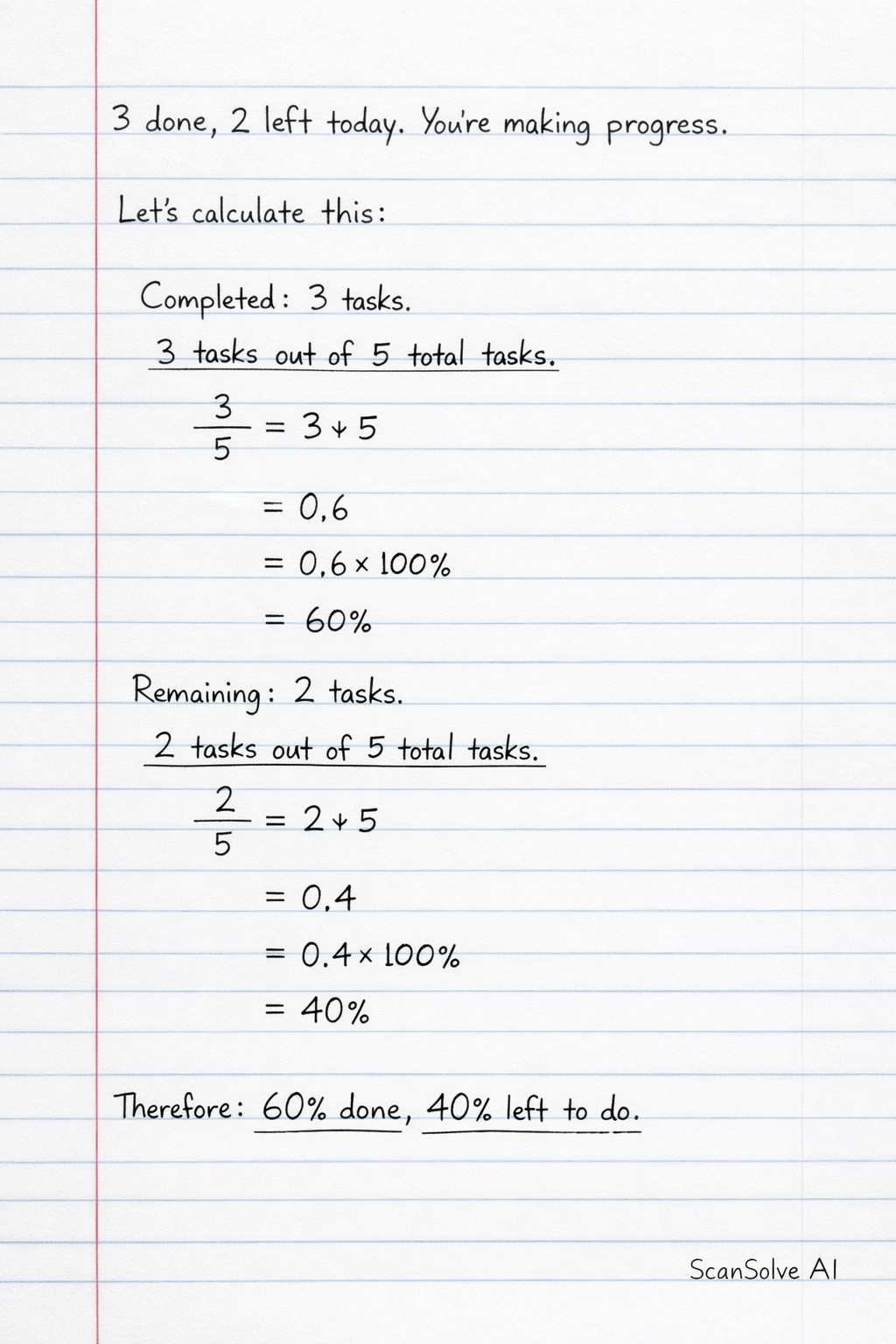 Handwritten step-by-step solution preview