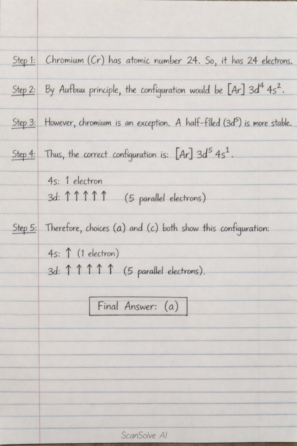 Handwritten step-by-step solution preview