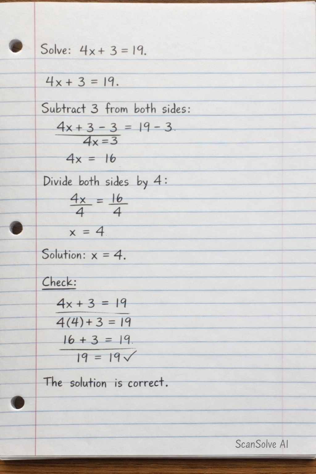 Handwritten step-by-step solution preview