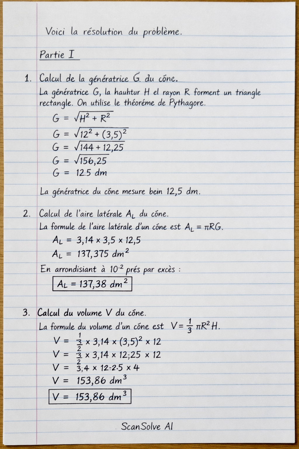 Handwritten step-by-step solution preview