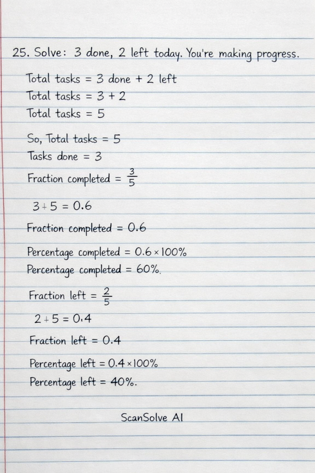 Handwritten step-by-step solution preview