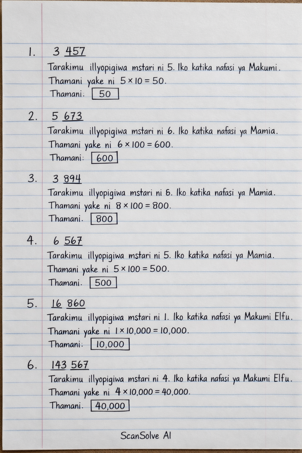 Handwritten step-by-step solution preview