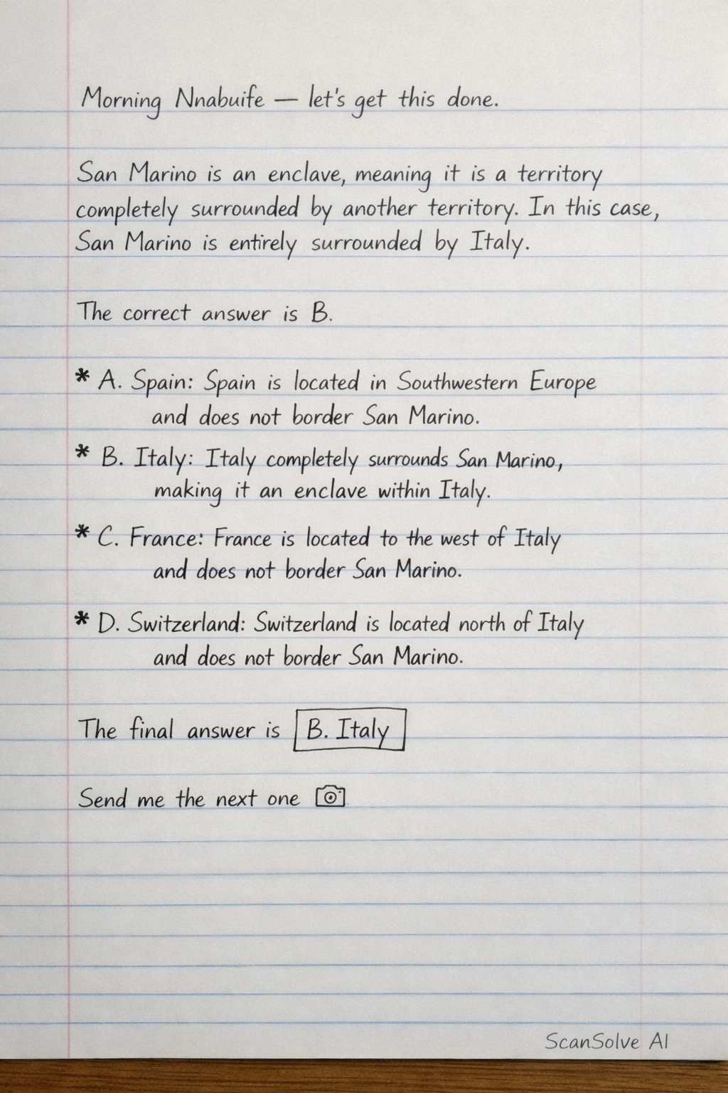 Handwritten step-by-step solution preview