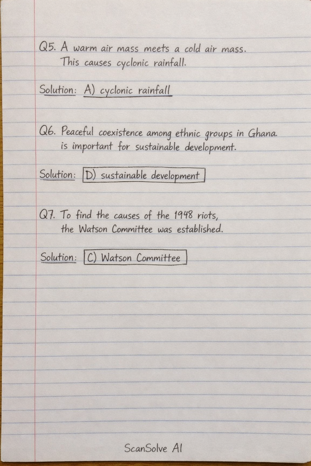 Handwritten step-by-step solution preview