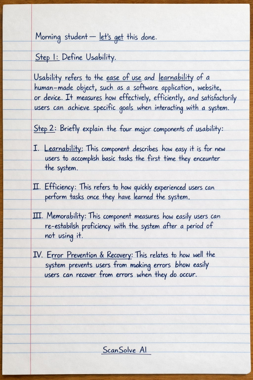 Handwritten step-by-step solution preview