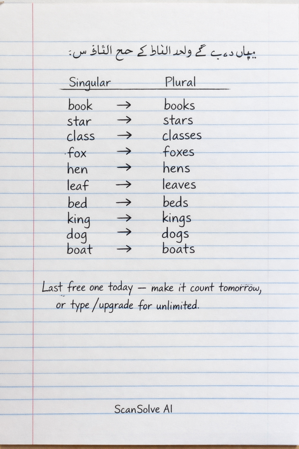 Handwritten step-by-step solution preview