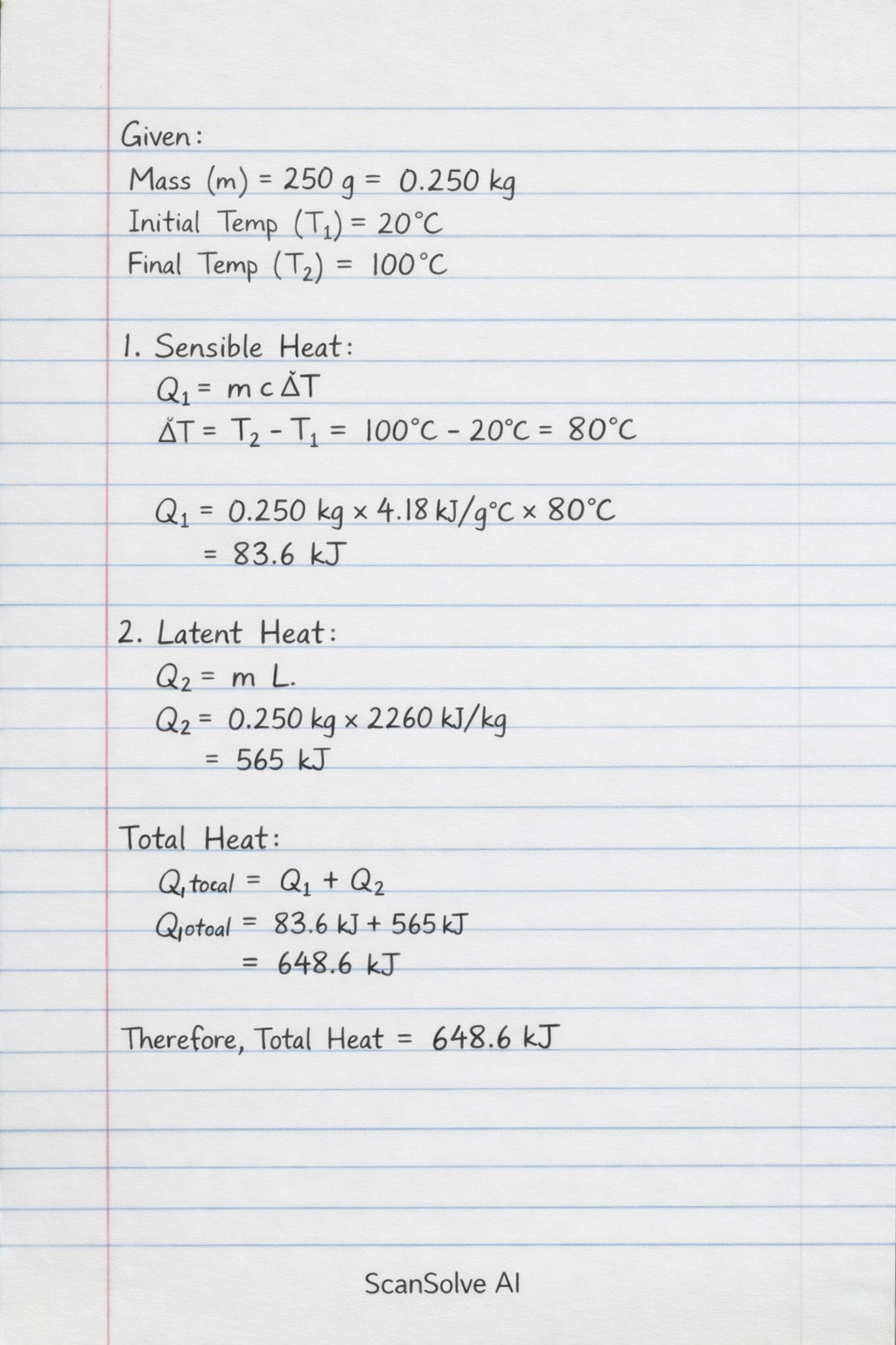Handwritten step-by-step solution preview