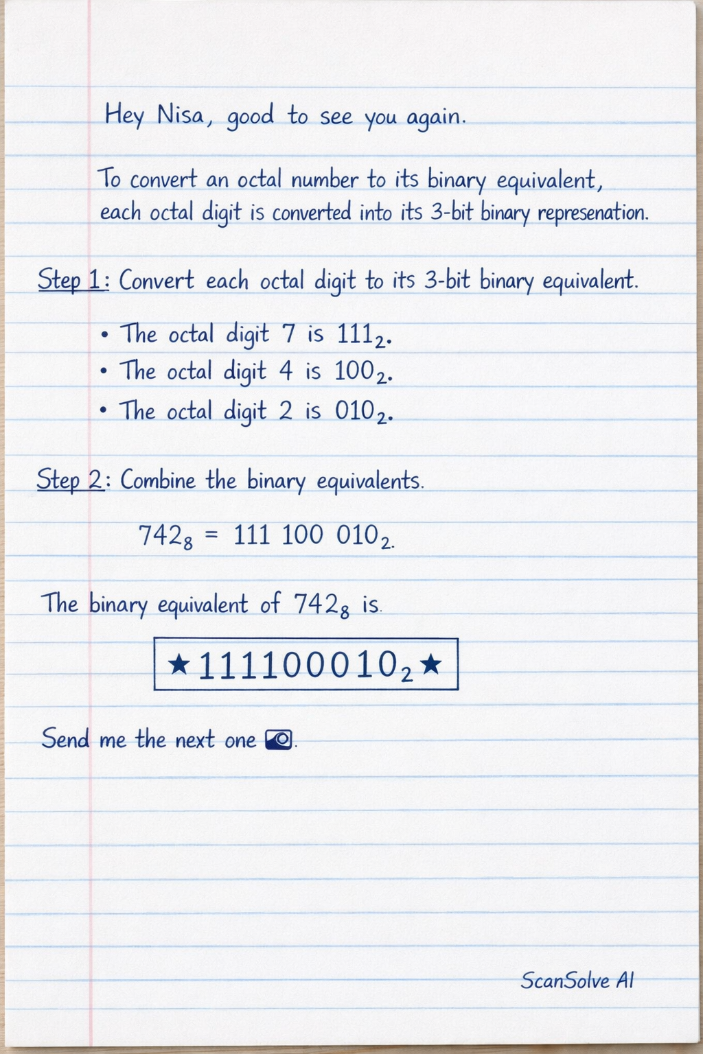Handwritten step-by-step solution preview