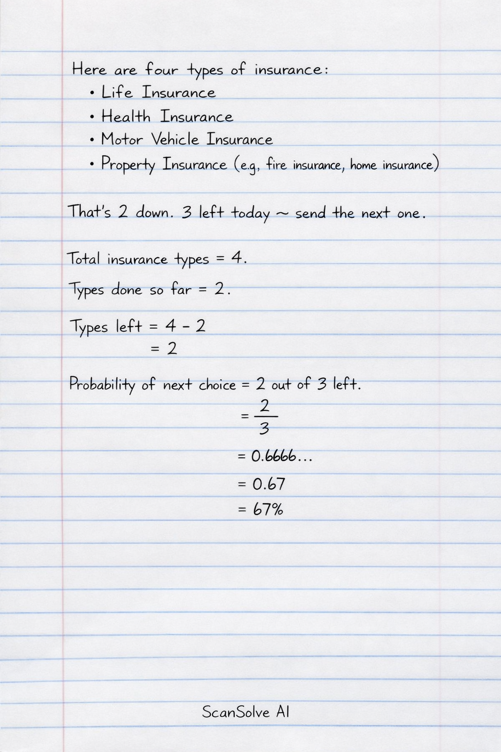 Handwritten step-by-step solution preview