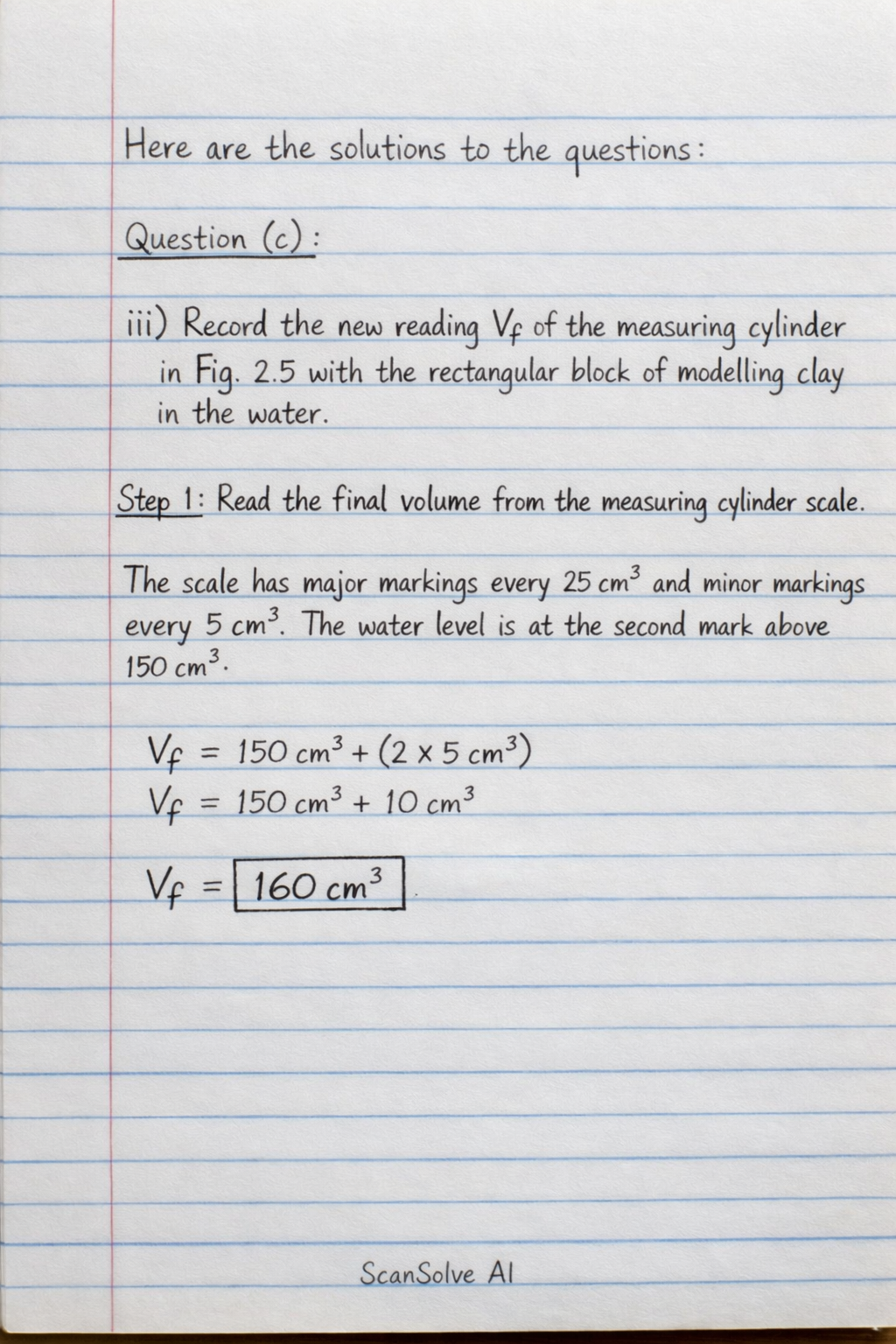 Handwritten step-by-step solution preview