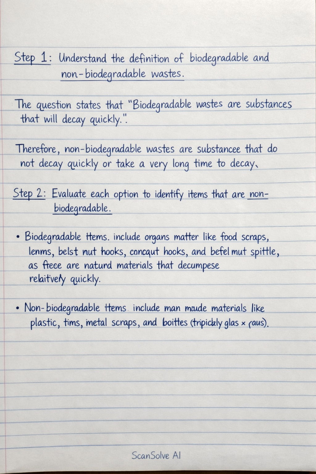 Handwritten step-by-step solution preview