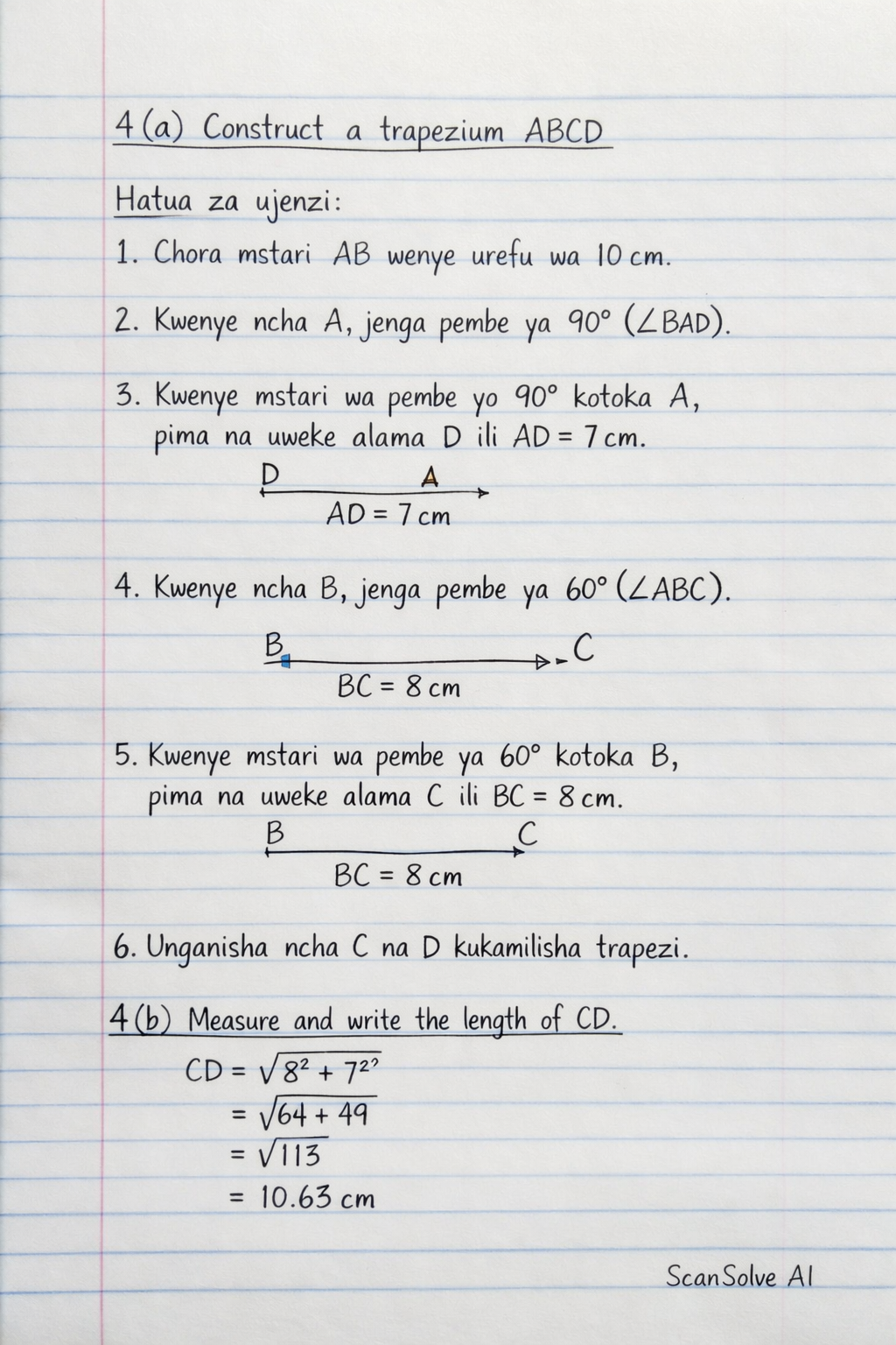 Handwritten step-by-step solution preview