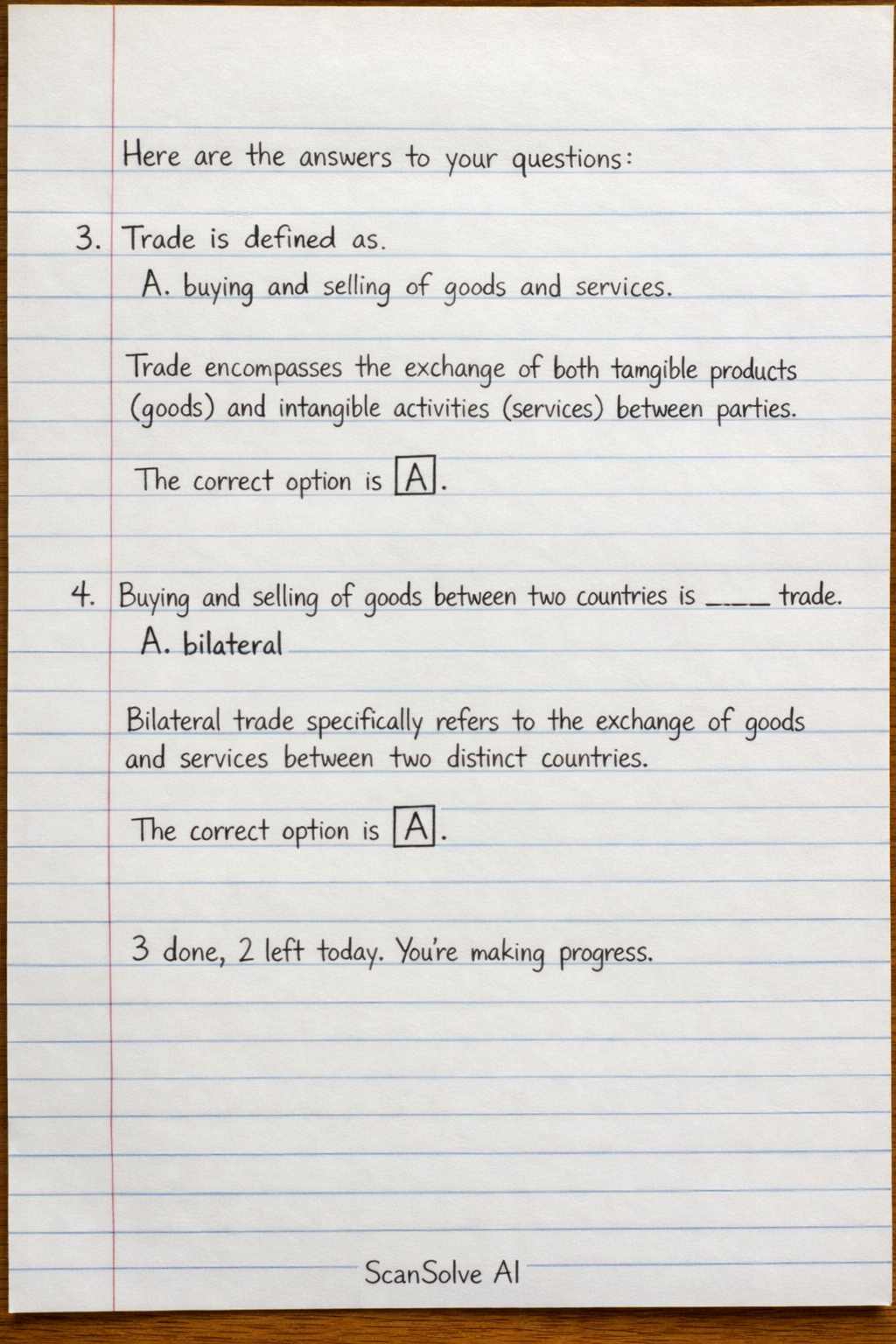 Handwritten step-by-step solution preview