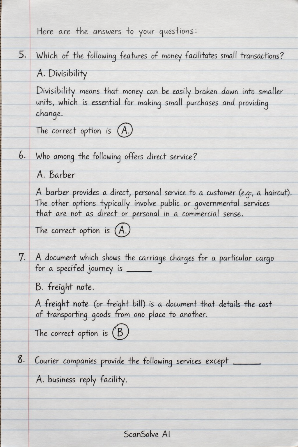 Handwritten step-by-step solution preview