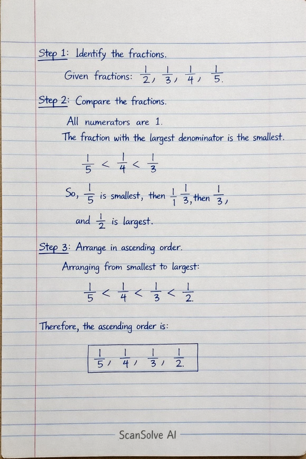 Handwritten step-by-step solution preview