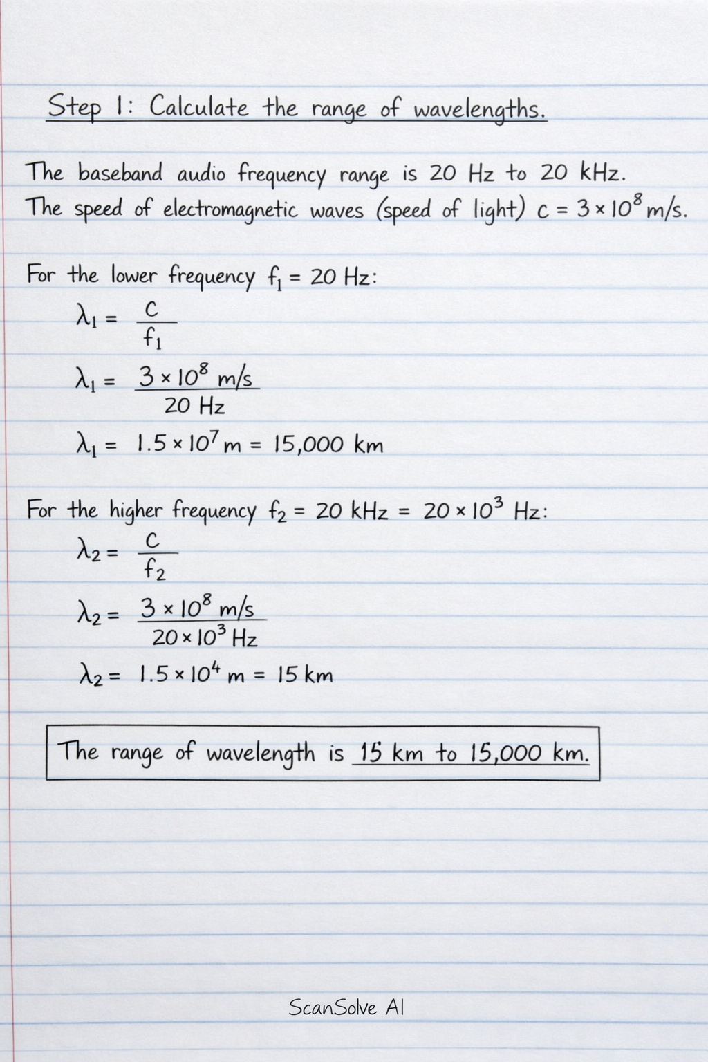 Handwritten step-by-step solution preview