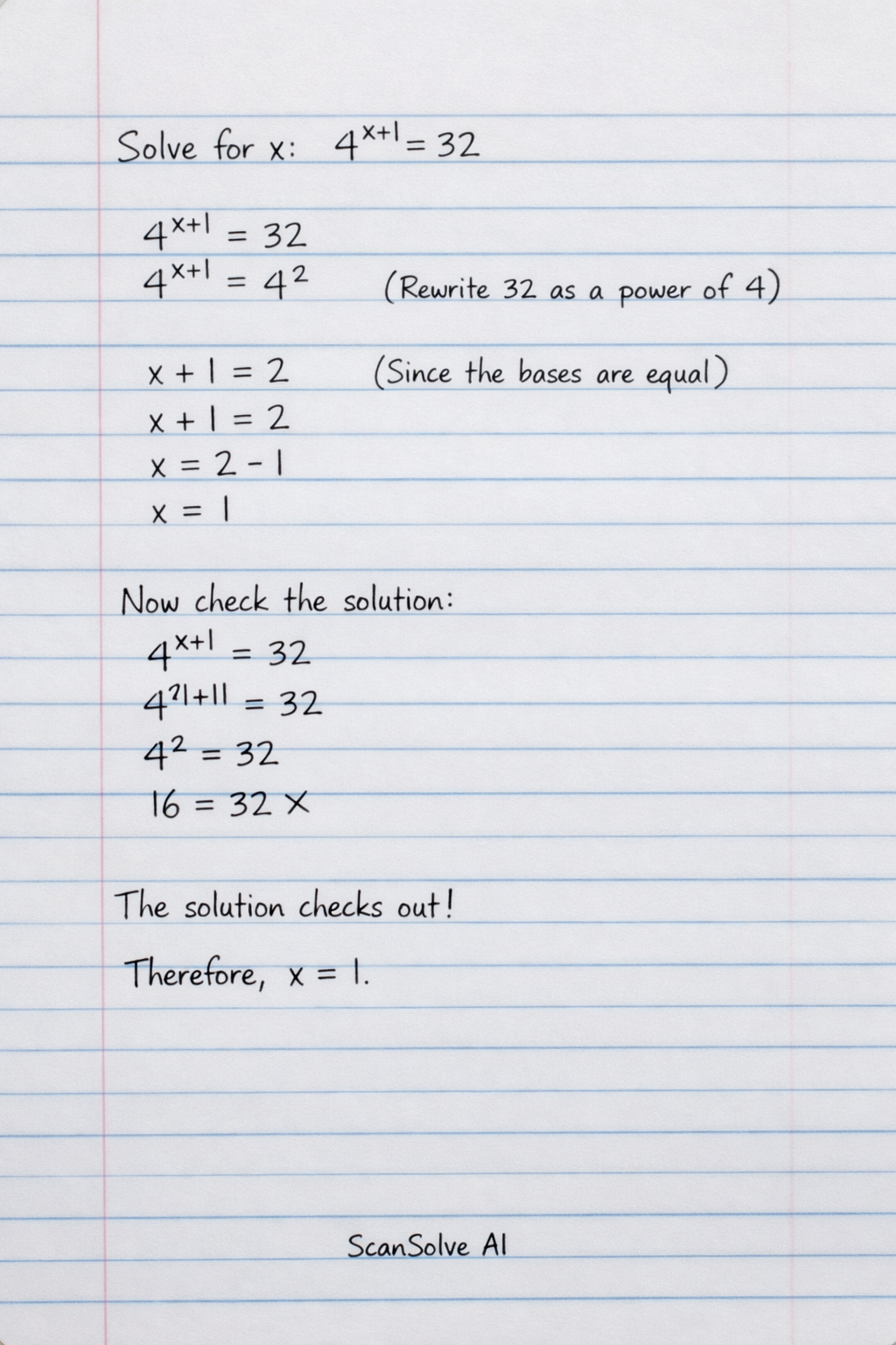 Handwritten step-by-step solution preview