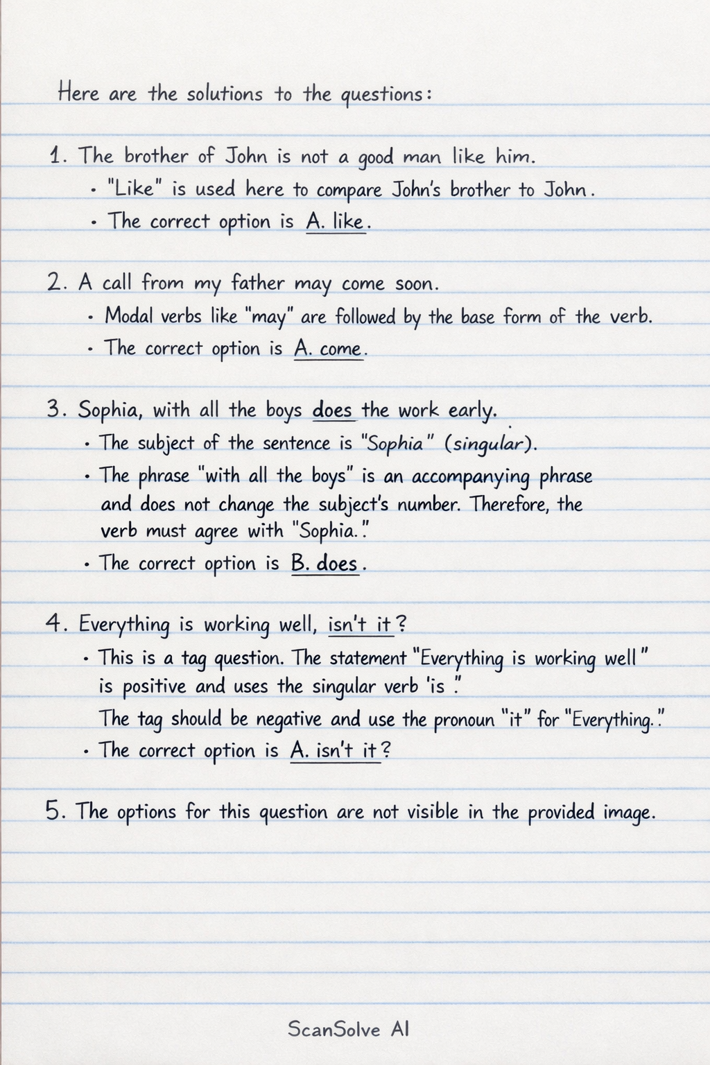 Handwritten step-by-step solution preview