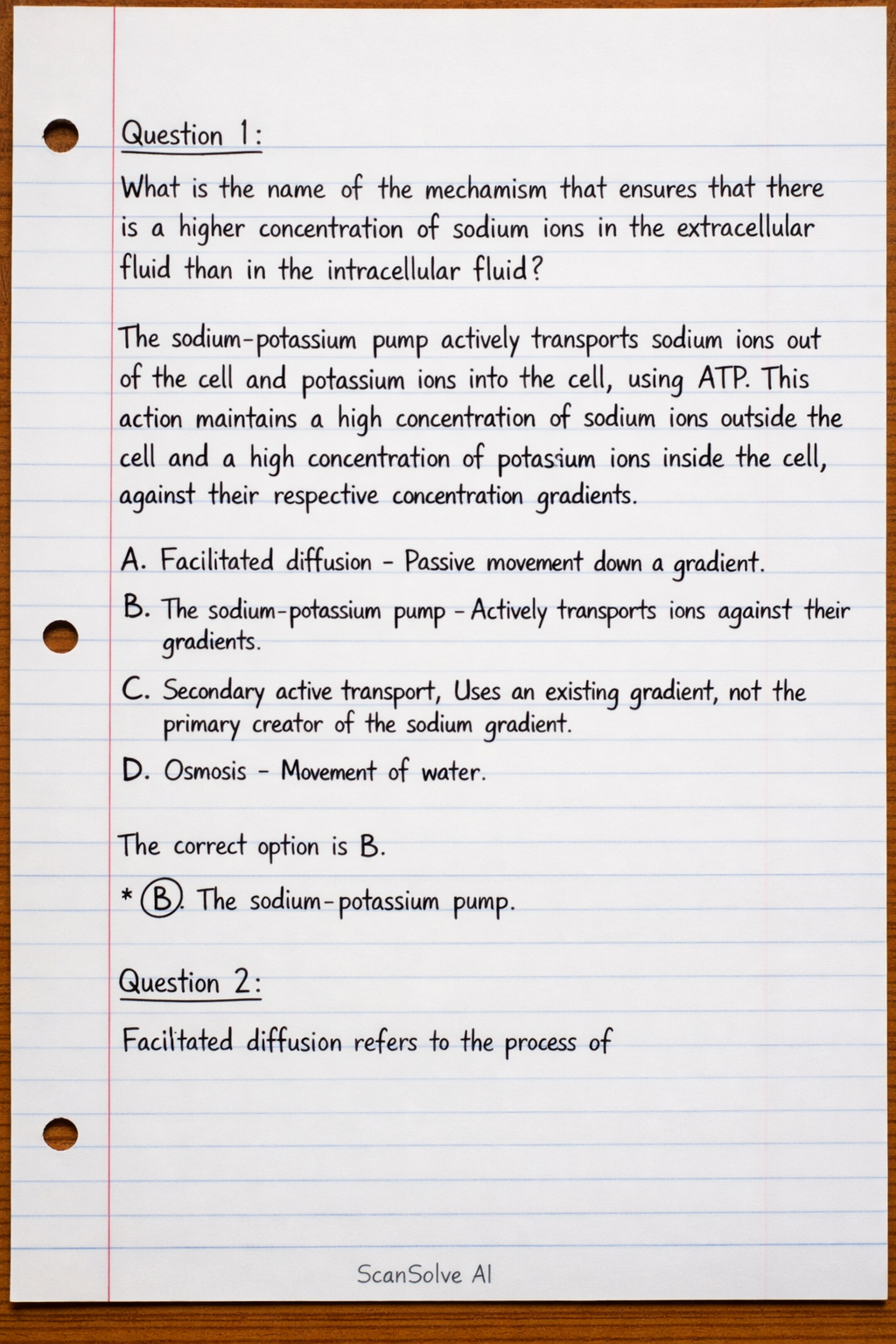 Handwritten step-by-step solution preview