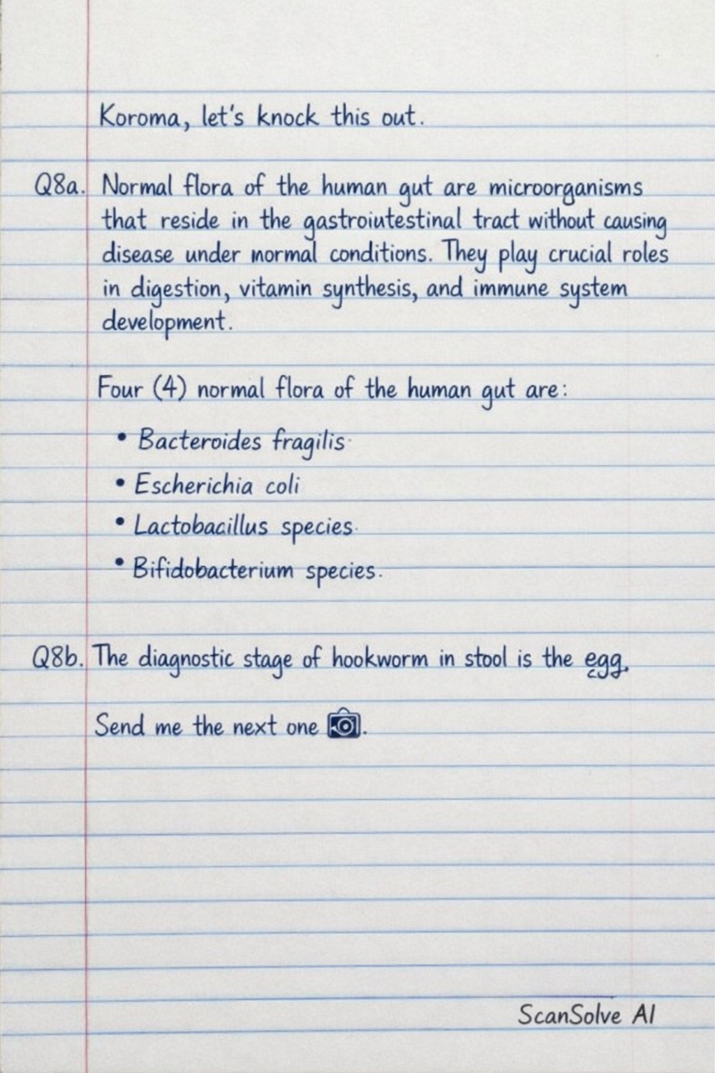 Handwritten step-by-step solution preview