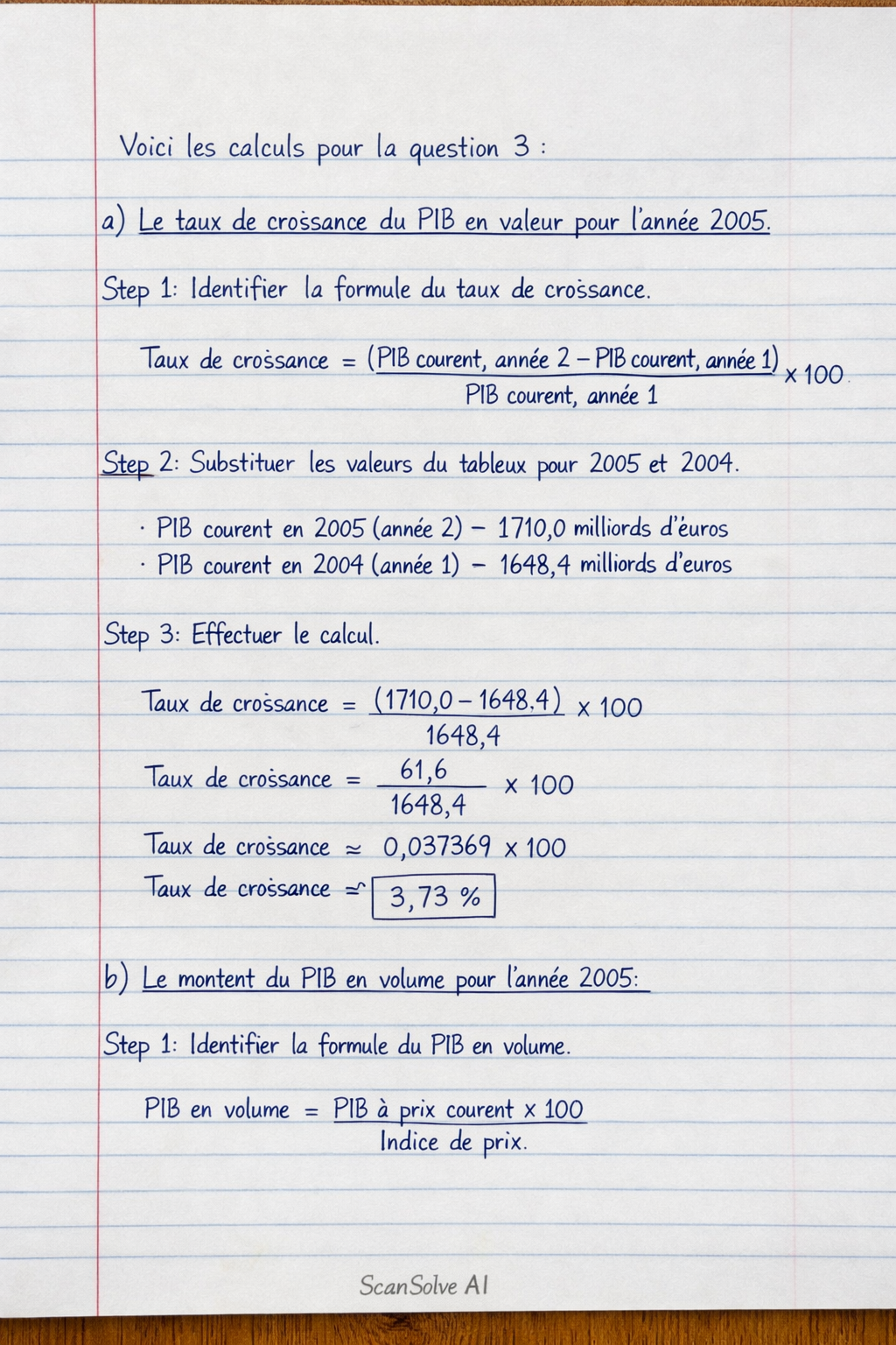 Handwritten step-by-step solution preview