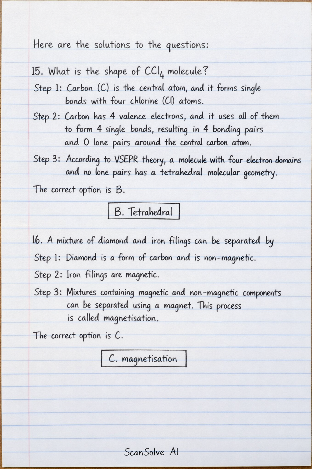 Handwritten step-by-step solution preview