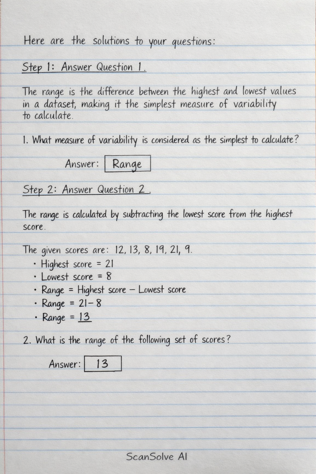 Handwritten step-by-step solution preview