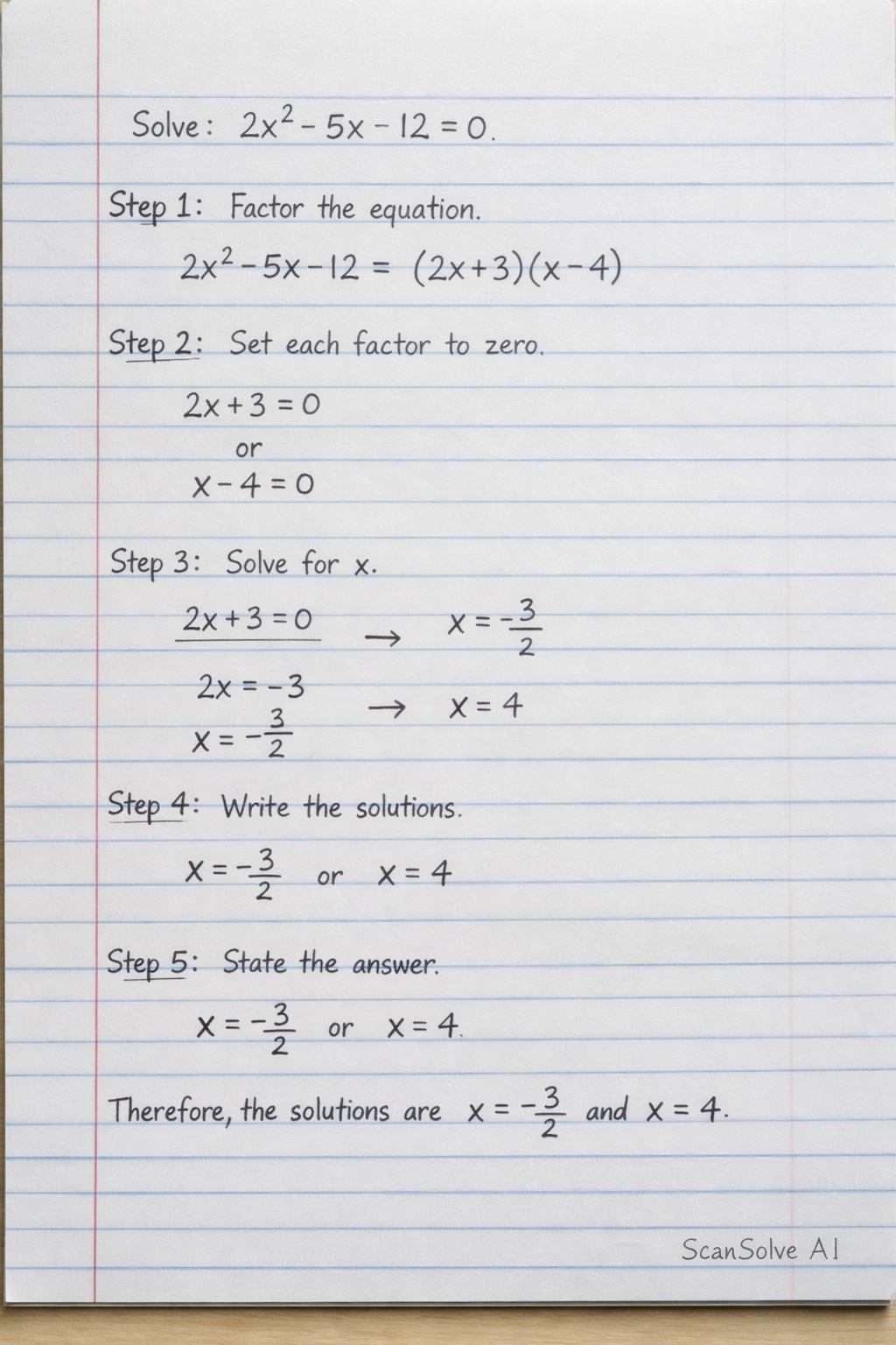 Handwritten step-by-step solution preview