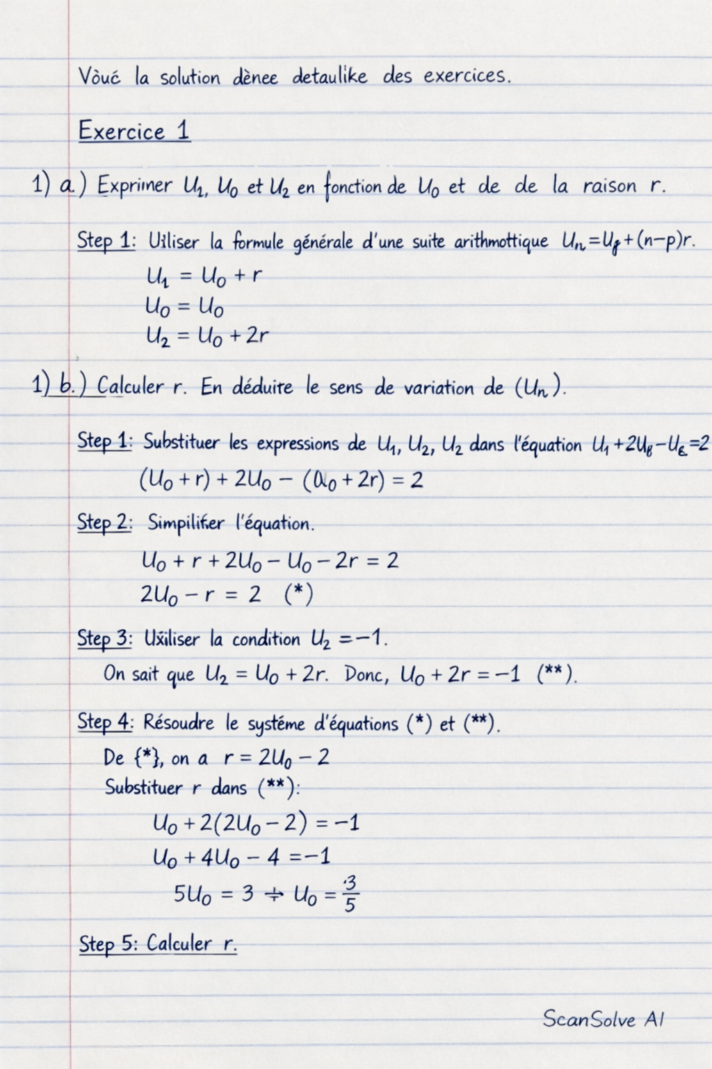 Handwritten step-by-step solution preview