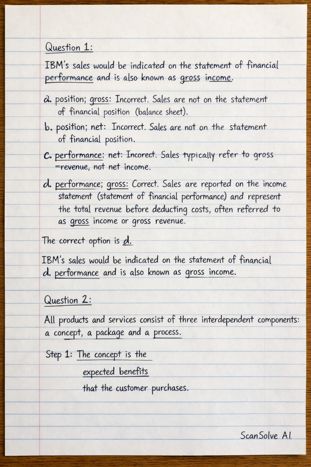 Handwritten step-by-step solution preview