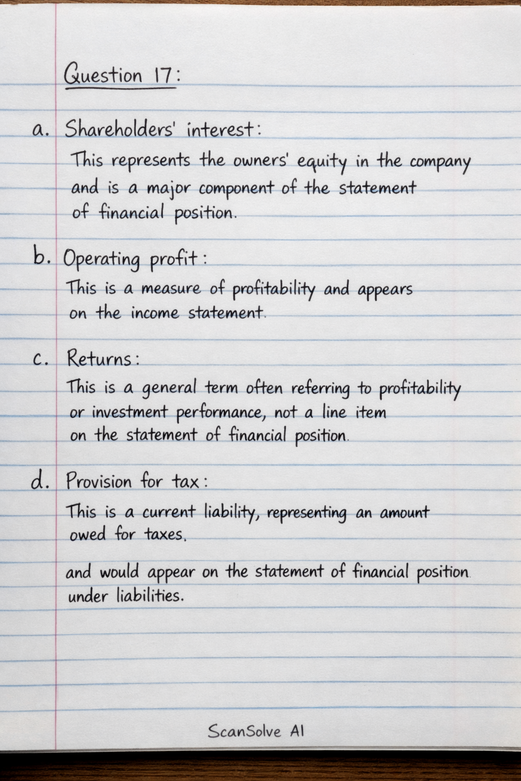 Handwritten step-by-step solution preview