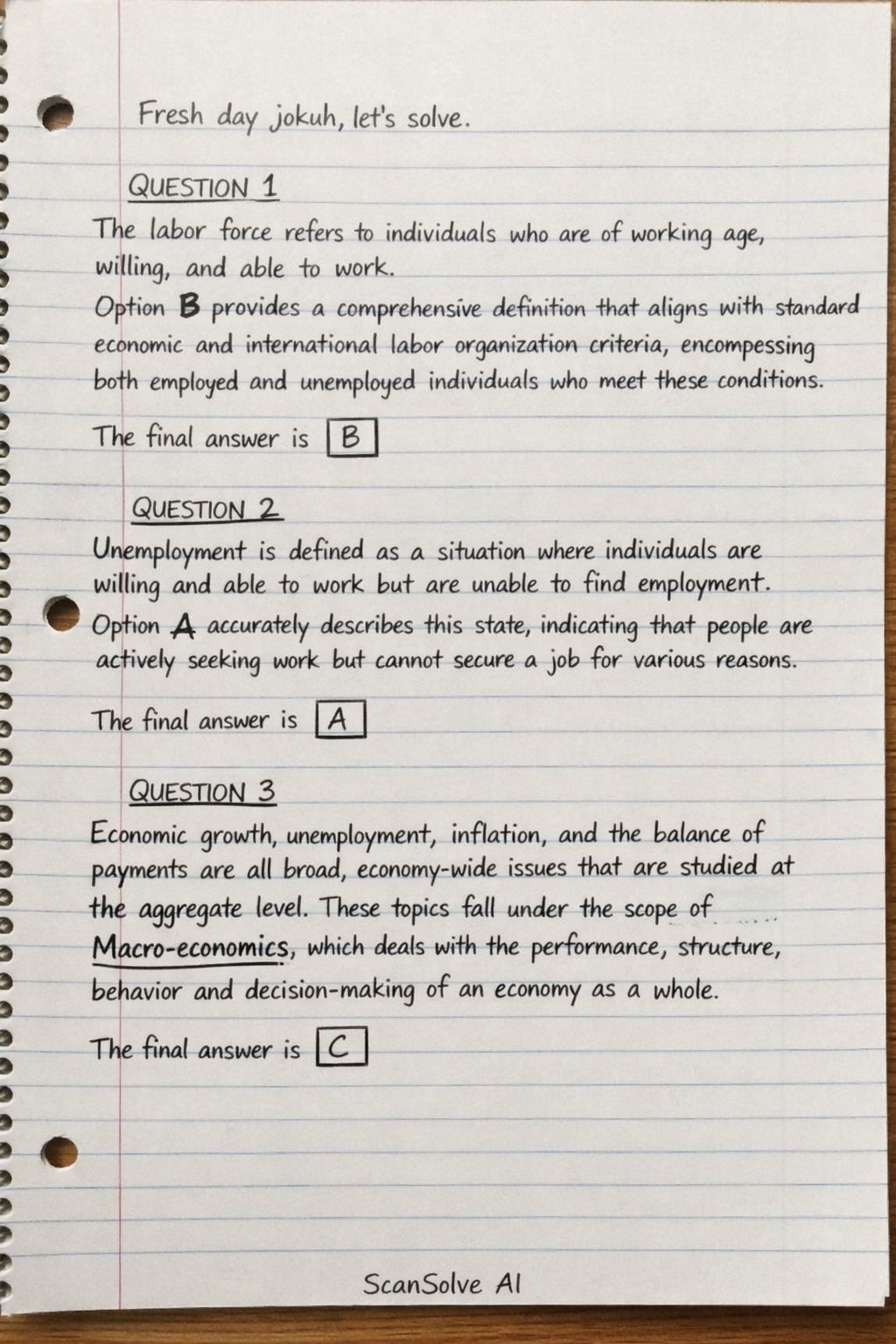Handwritten step-by-step solution preview
