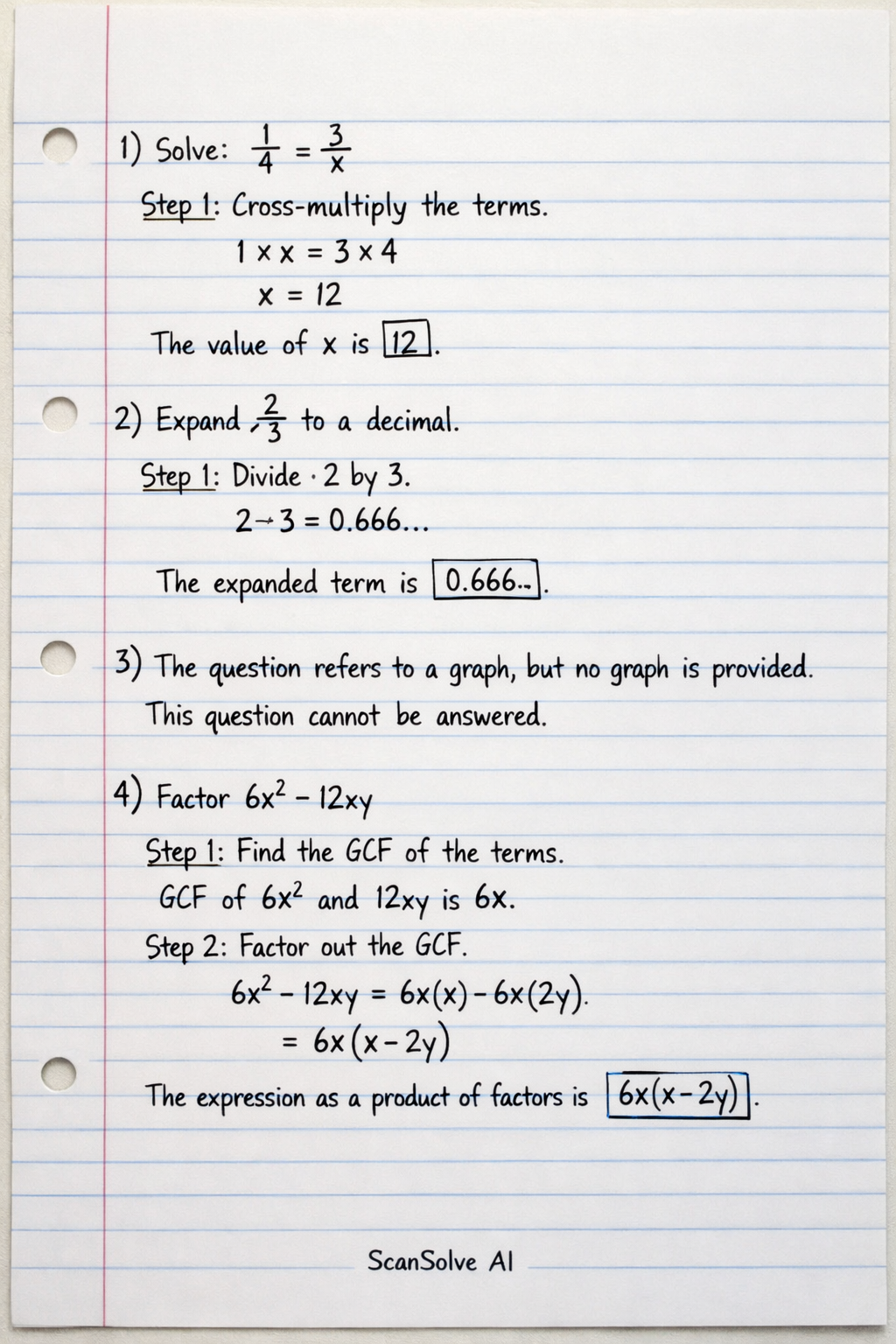 Handwritten step-by-step solution preview